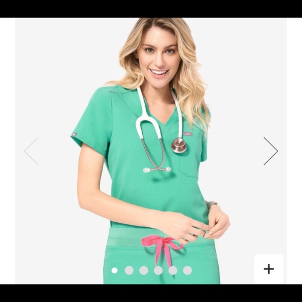 Figs surgical green catarina top